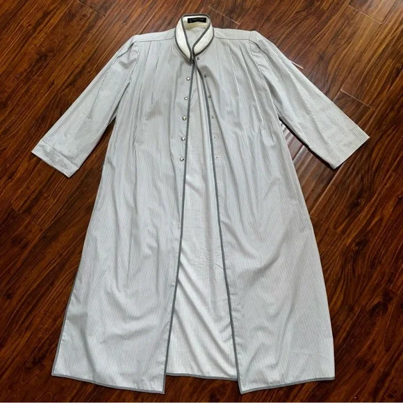 Louis Feraud Vintage Set Shirt Dress with Culottes Shorts Side Slit Size small - Picture 5 of 16